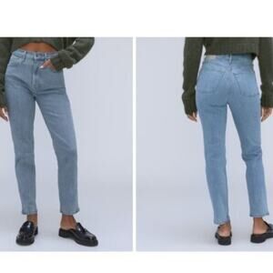 Everlane Original Cheeky Jean Stone Washed Sky Size 30